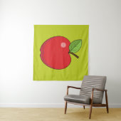 Tenture Pomme rouge (En situation (horizontale))