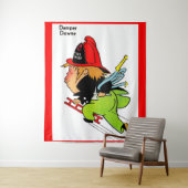 Tenture pompier Damper Downe (En situation)