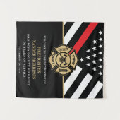 Tenture Pompier Pompier Service de retraite pompier (Devant (Horizontal))