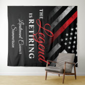 Tenture Pompier Retraite Service d'incendie pompier (En situation (horizontale))