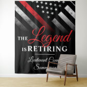 Tenture Pompier Retraite Service d'incendie pompier (En situation)