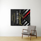 Tenture Pompier Retraite Service d'incendie pompier (En situation (horizontale))