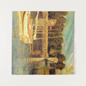 Tenture Pont d'Argenteuil Claude Monet (Devant (Horizontal))