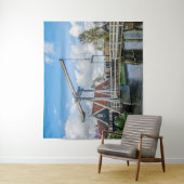 Tenture pont en bois (En situation)