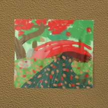 Pont japonais sous l'érable