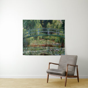 Tenture Pont japonais sur l'étang Lily par Monet