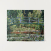 Tenture Pont japonais sur l'étang Lily par Monet (Devant (Horizontal))