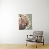 Tenture Pony Shetland sur l'île d'Unst (En situation)