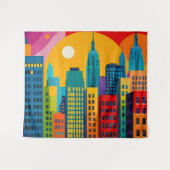 Tenture Pop Art de New York (Devant (Horizontal))