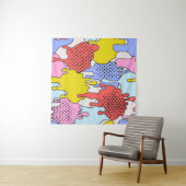 Tenture Pop Art Splatz : Dessin comique (En situation (horizontale))