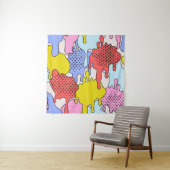 Tenture Pop Art Splatz : Dessin comique (En situation)