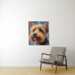 Tenture Pop Pointillisme Yorkshire Terrier Art<br><div class="desc">Portrait de Yorkshire Terrier audacieux et ludique,  dans le style pop pointillisme. Des couleurs vives et des textures dynamiques donnent vie à la nature joyeuse du Yorkie. Parfait pour les amateurs de Yorkie qui apprécient les portraits créatifs et artistiques de chiens à la pointe de la modernité.</div>