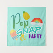 Tenture pop snap party, pop it party, fidget party (Devant)