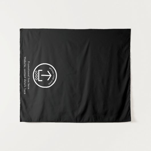 Tenture Pop Up Shop Business Logo Texte Banner Tableau Run (Devant (Horizontal))