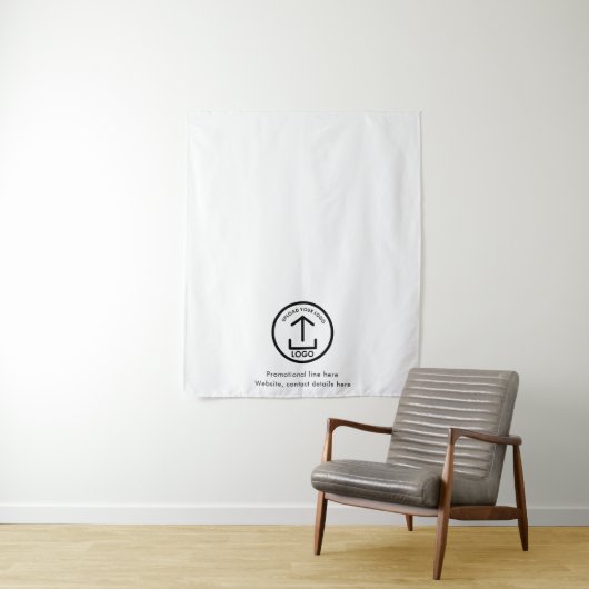 Tenture Pop Up Shop Business Logo Texte Banner Tableau Run (En situation)