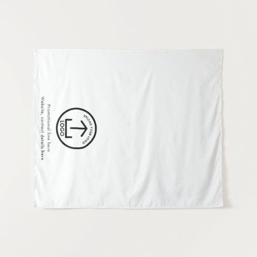 Tenture Pop Up Shop Business Logo Texte Banner Tableau Run (Devant (Horizontal))