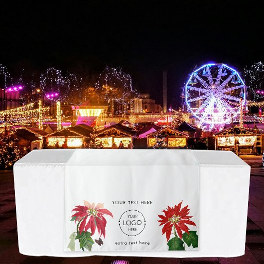 Tenture Pop Up Shop Table Bannière Marché de Noël Stand