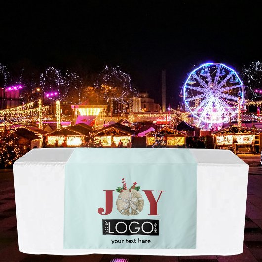 Tenture Pop Up Shop Table Runner Banner Business Logo