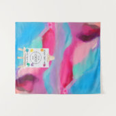 Tenture Pop Up Shop Table Runner Banner Business Logo Art (Devant (Horizontal))