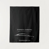 Tenture Pop Up Shop Table Runner Banner Business Logo Auto (Devant)