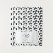 Tenture Pop Up Shop Table Runner Banner Business Logo Bow (Devant)