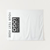 Tenture Pop Up Shop Table Runner Banner Business Text Logo (Devant (Horizontal))