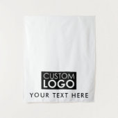 Tenture Pop Up Shop Table Runner Banner Business Text Logo (Devant)
