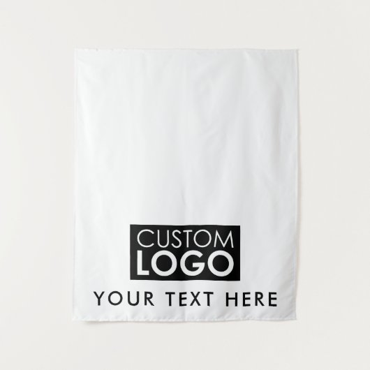 Tenture Pop Up Shop Table Runner Banner Business Text Logo (Devant)
