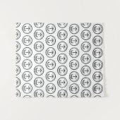 Tenture Pop Up Shop Table Runner Banner Logo Motif (Devant (Horizontal))