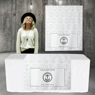 Tenture Pop Up Shop Table Runner Banner Logo Motif Texte