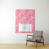 Tenture Pop Up Shop Table Runner Bannière Business Logo Ro (En situation)