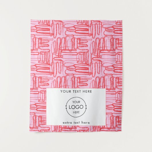 Tenture Pop Up Shop Table Runner Bannière Business Logo Ro (Devant)