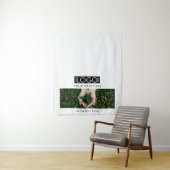 Tenture Pop Up Shop Table Runner Bannière Photo Logo (En situation)