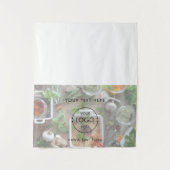 Tenture Pop Up Shop Table Runner S'inscrire Business Logo (Devant)