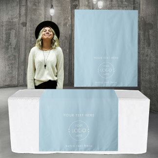 Tenture Pop Up Shop Table Runner S'inscrire Business Logo