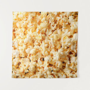 Tenture Popcorn savoureux sur tout l'arrière-plan. Nourrit