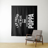 Tenture Poppa - Fier De Beaucoup De Choses Dans La Vie (En situation)