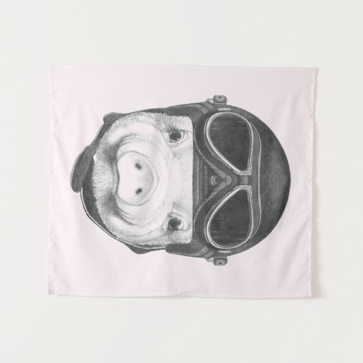 Tenture Porc de casse-cou (Devant (Horizontal))