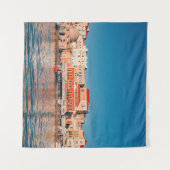 Tenture Port vénitien à La Canée à l'heure bleue, Crète, (Devant (Horizontal))