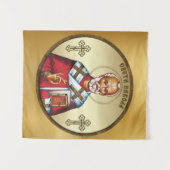 Tenture Porte-clés Saint Nicolas serbe (Devant (Horizontal))