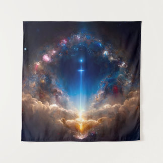Tenture Porte du Ciel #1.2 [DALL-E 2/AI/ML art] — espace