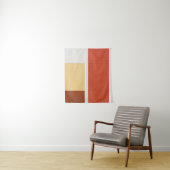 Tenture Porte rouge et blanche (En situation)