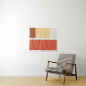 Tenture Porte rouge et blanche (En situation (horizontale))