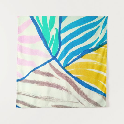 Tenture Portefeuille de décoration hawaïenne feuille hibis (Devant)