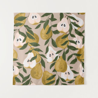 Tenture Portez un motif sans soudure. Magnifique élégant V