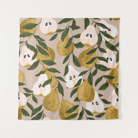 Tenture Portez un motif sans soudure. Magnifique élégant V (Devant)