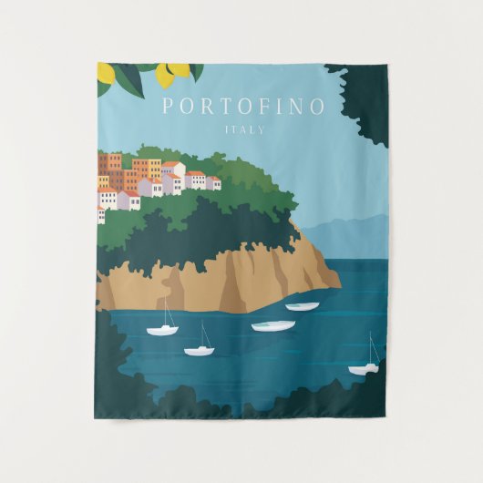 Tenture Portofino Italie (Devant)