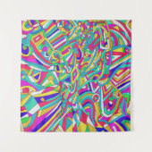 Tenture Portrait Abstrait (Devant (Horizontal))