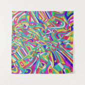 Tenture Portrait Abstrait (Devant)