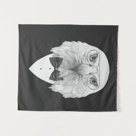 Tenture Portrait chic d'Eagle (Devant (Horizontal))